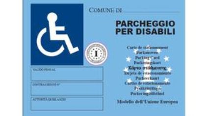 Rilascio Contrassegno Parcheggio Disabili