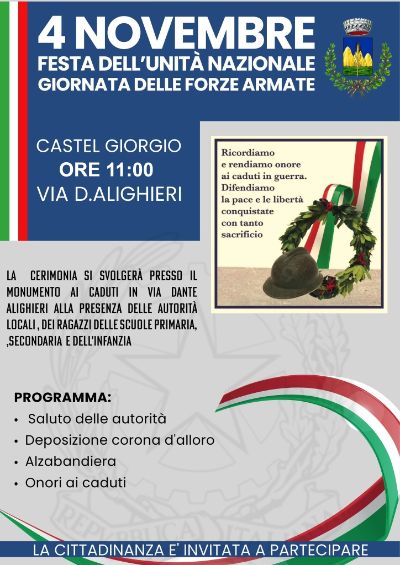 Volantino 4 Novembre 2025