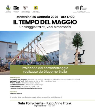 Il Tempo del Maggio 25.01.2026