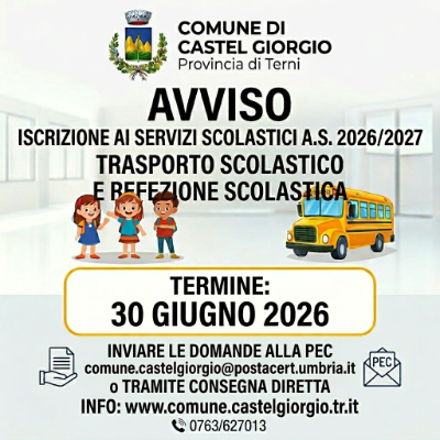 Servizi Scolastici 26-27 banner